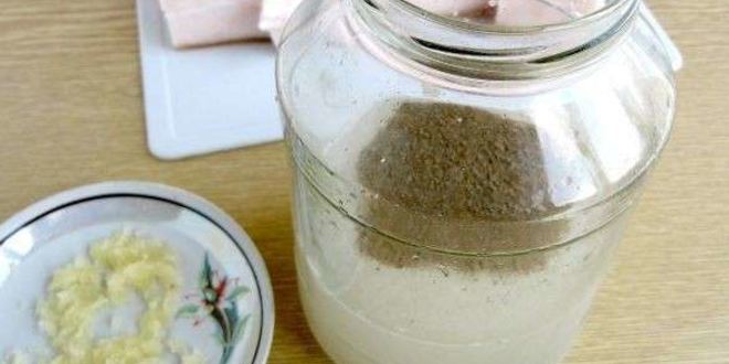 Рецепт сала в рассоле в банке