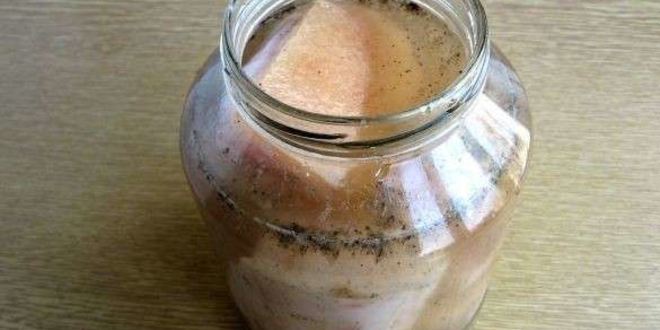 Рецепт сала в рассоле в банке