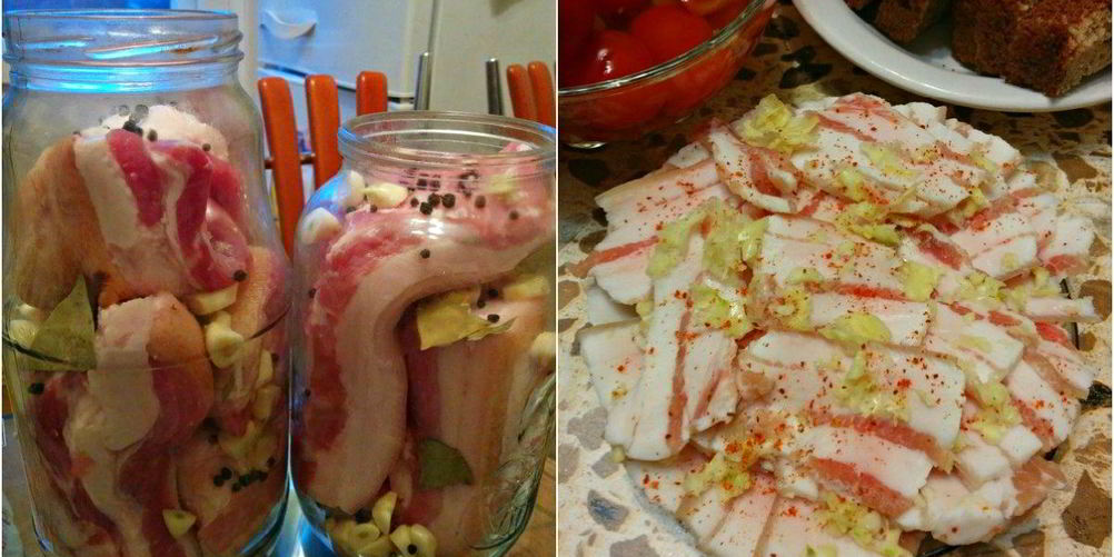 Как приготовить сало в тузлуке