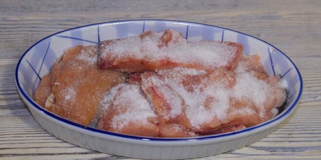 Рецепт слабосоленой горбуши под семгу