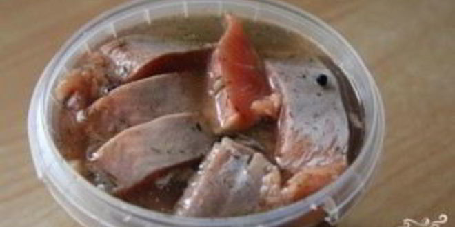 Рецепт слабосоленой горбуши