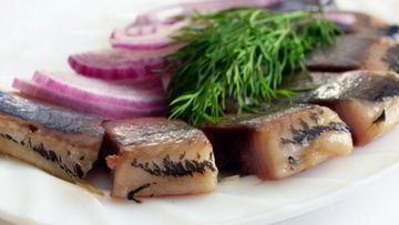 Рецепт Соленой сельди в пиве