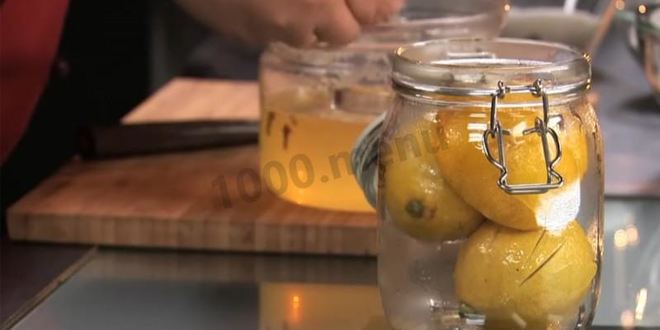 Рецепт соленых лимонов