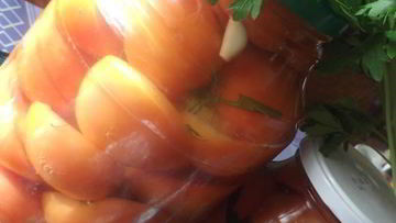 Рецепт Соленых помидоров за 4 дня