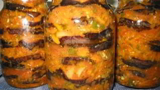 Рецепт Соленых баклажанов на зиму