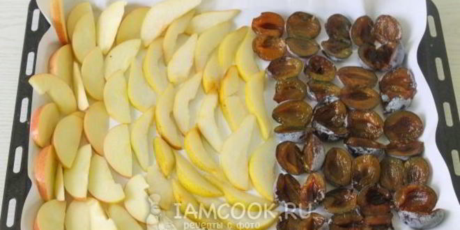 Рецепт сухофруктов из яблок, груш и слив