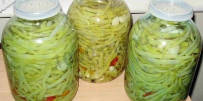 Рецепт турши из стручковой фасоли по-армянски на зиму