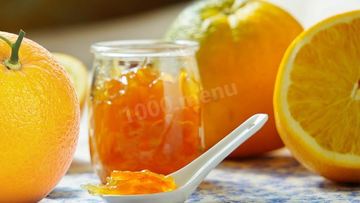 Рецепт Апельсинового варенья с кожурой