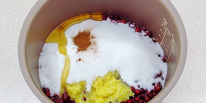 Рецепт брусничного варенья в мультиварке