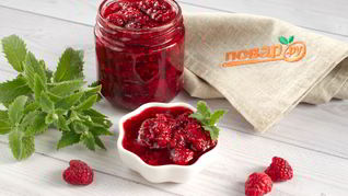 Рецепт Малинового варенья с мятой