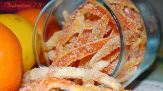 Рецепт Цукатов из апельсиновых корочек