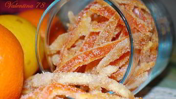 Рецепт Цукатов из апельсиновых корочек