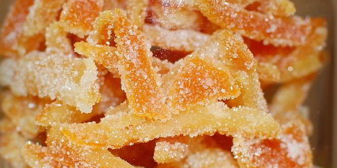 Рецепт цукатов из апельсиновых корочек