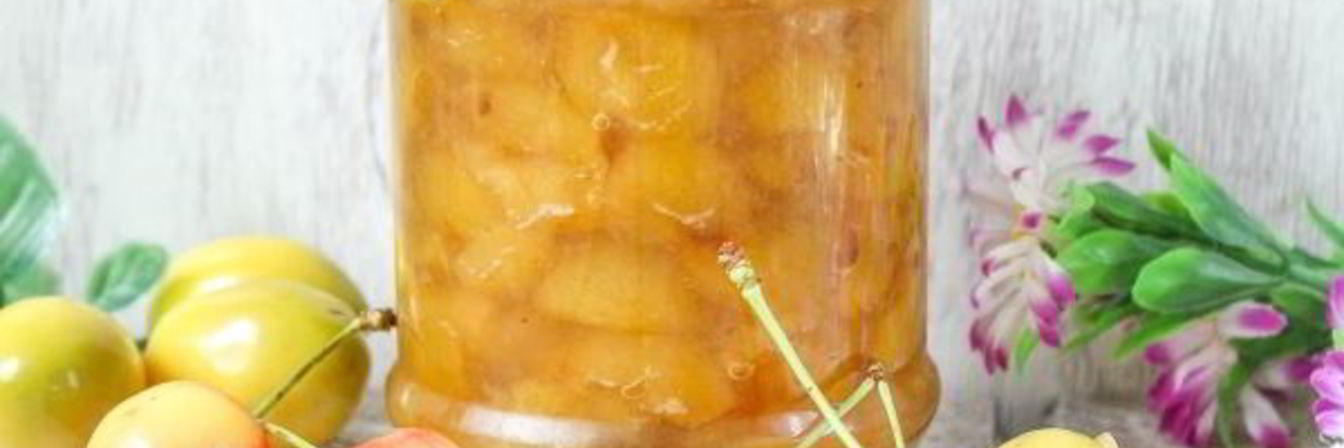 Рецепт Варенья из белой черешни