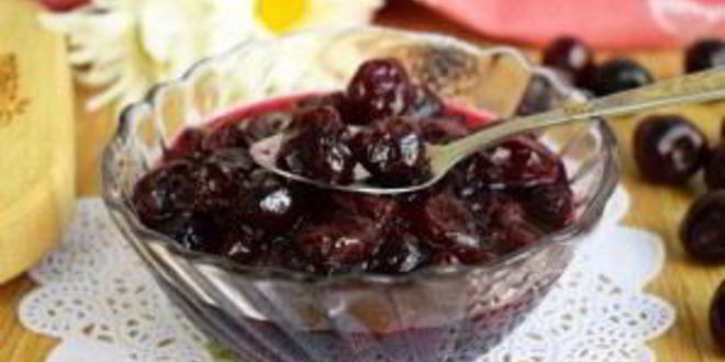 Рецепт варенья из черешни без косточек пятиминутка