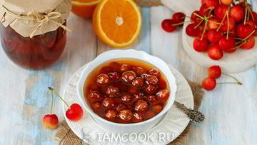 Рецепт Варенья из черешни с апельсином