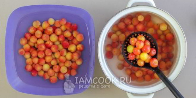 Рецепт варенья из черешни с апельсином