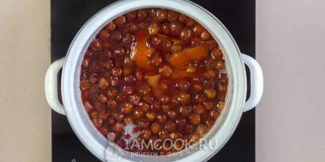 Рецепт варенья из черешни с апельсином