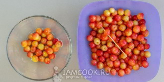 Рецепт варенья из черешни с апельсином