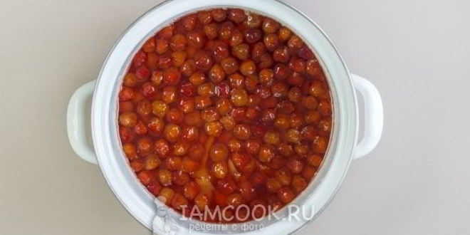 Рецепт варенья из черешни с апельсином