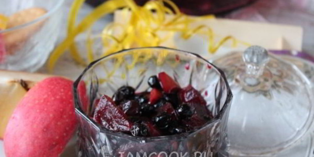 Как приготовить варенье из черноплодной рябины с яблоками