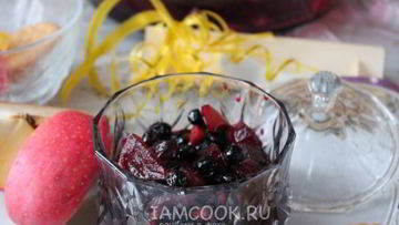 Рецепт Варенья из черноплодной рябины с яблоками