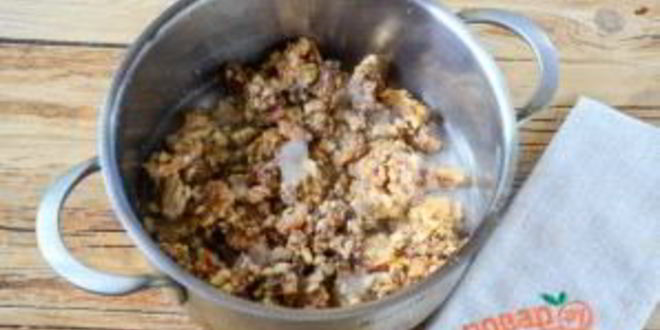 Рецепт варенья из кураги с грецким орехом