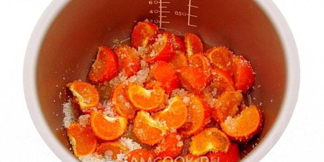 Рецепт варенья из мандаринов в апельсиновом соке в мультиварке