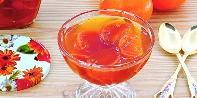 Рецепт варенья из мандаринов в апельсиновом соке в мультиварке