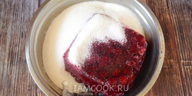 Рецепт варенья из замороженной вишни
