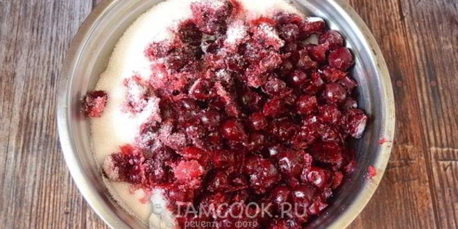 Рецепт варенья из замороженной вишни
