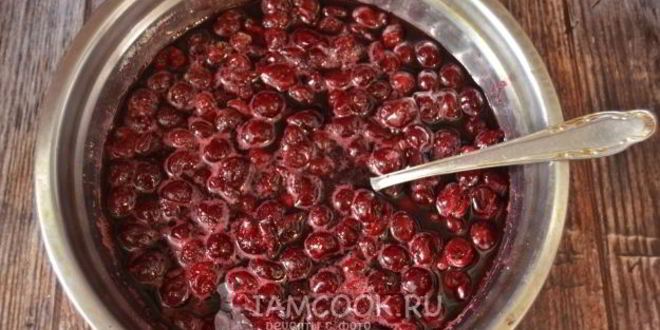 Рецепт варенья из замороженной вишни