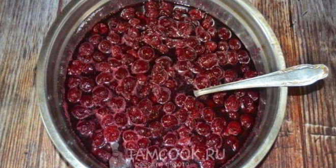 Рецепт варенья из замороженной вишни