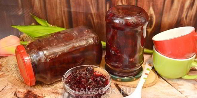 Рецепт варенья из замороженной вишни