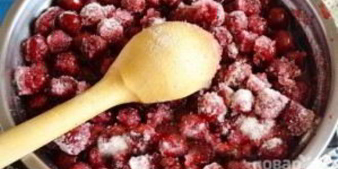 Рецепт вишневого варенья без косточек