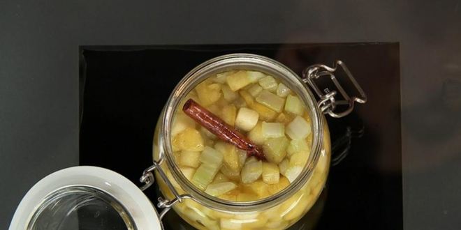 Рецепт яблочного варенья с сельдереем