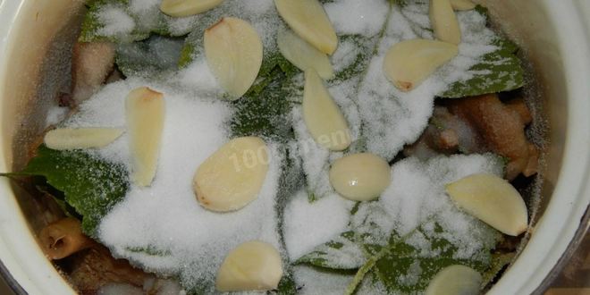 Рецепт волнушек соленых на зиму