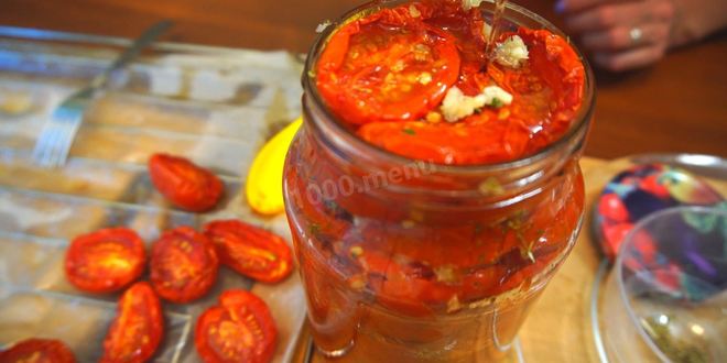 Рецепт вяленых томатов проще не бывает в духовке на зиму