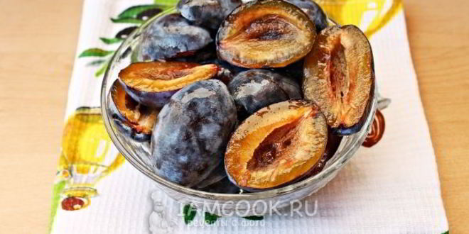 Рецепт яблочно-сливового сок на зиму