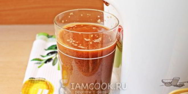 Рецепт яблочно-сливового сок на зиму