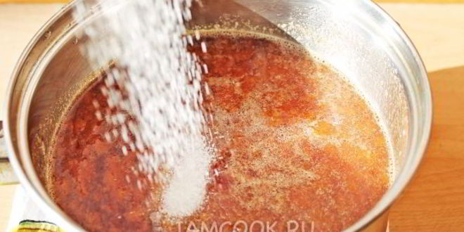 Рецепт яблочно-сливового сок на зиму