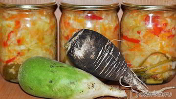 Рецепт Заготовки Редьки на зиму