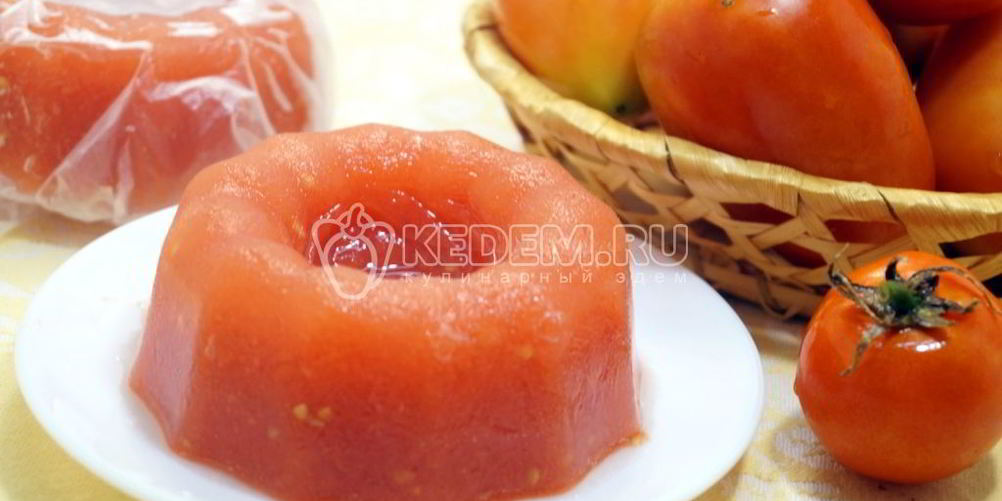 Как приготовить замороженные помидоры пюре в формах