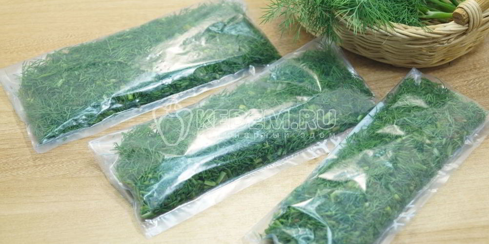 Как приготовить заморозку укропа на зиму