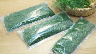 Рецепт Заморозки укропа на зиму