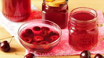 Рецепт Желе из черешни на зиму