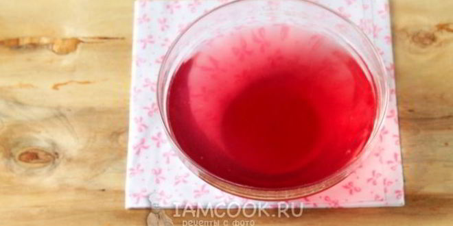 Рецепт желе из черешни на зиму