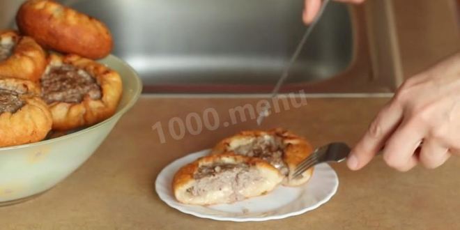 Рецепт хрустящих беляшей с мясом на дрожжевом тесте