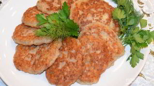 Рецепт Ленивых беляшей на кефире с фаршем