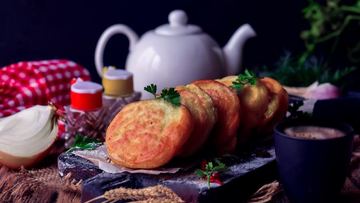 Рецепт Ленивых беляшей с луком